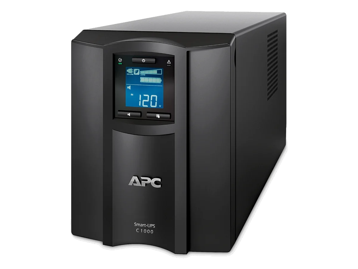 APC Smart-UPS C SMC1000IC, tampak serong