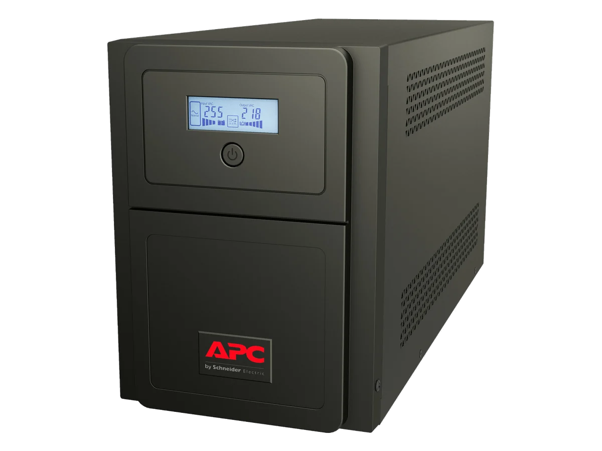 APC Easy UPS SMV SMV1000I-MS, tampak serong
