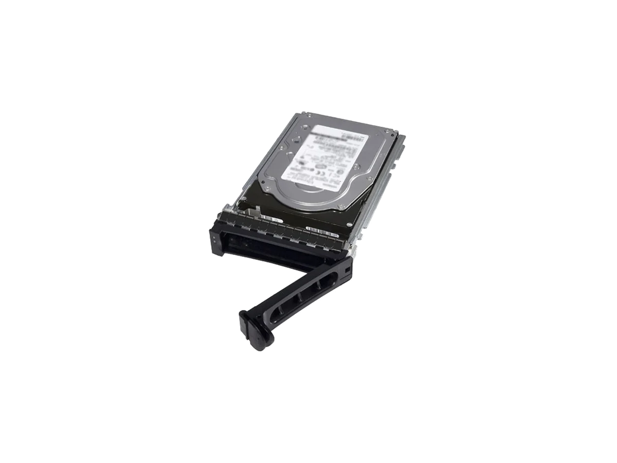 Hard Disk Server Dell SAS 10K/15K 2.5" & NL-SAS 7.2K 3.5", Ilustrasi resmi Dell: HDD hot-plug dalam carrier PowerEdge (gambar produk 400-BJLE, generik)