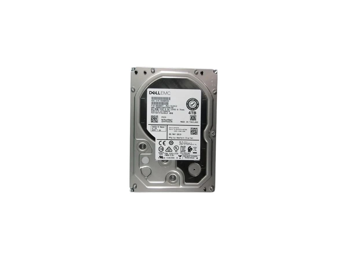 Hard Disk Server Dell SATA 7.2K 3.5", Foto resmi Dell: HDD Dell EMC 4TB 7.2K SATA 6Gbps 3.5" (400-BRCS)