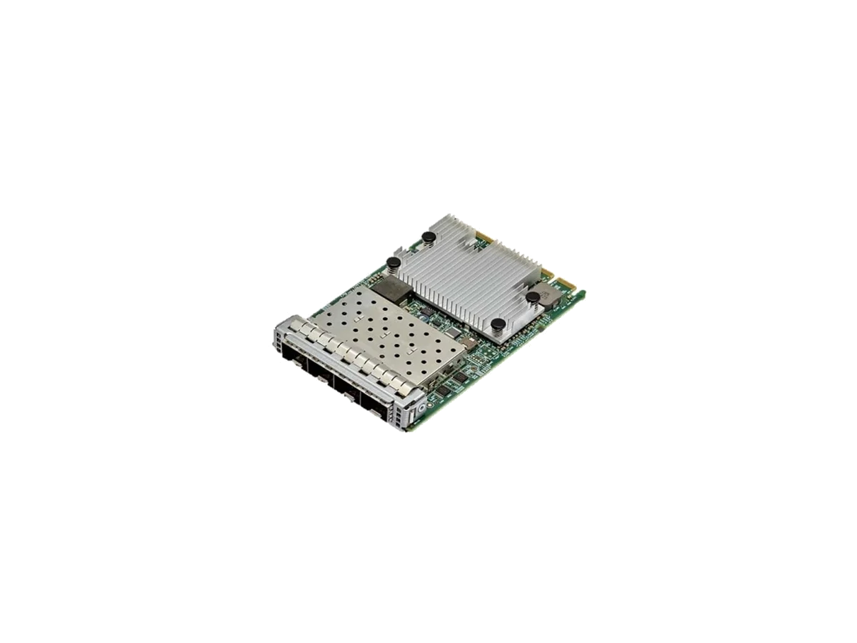 Network Adapter Dell OCP NIC 3.0 untuk PowerEdge, Broadcom 57504 Quad Port 10/25GbE SFP28, OCP NIC 3.0 (Dell 540-BDTH)