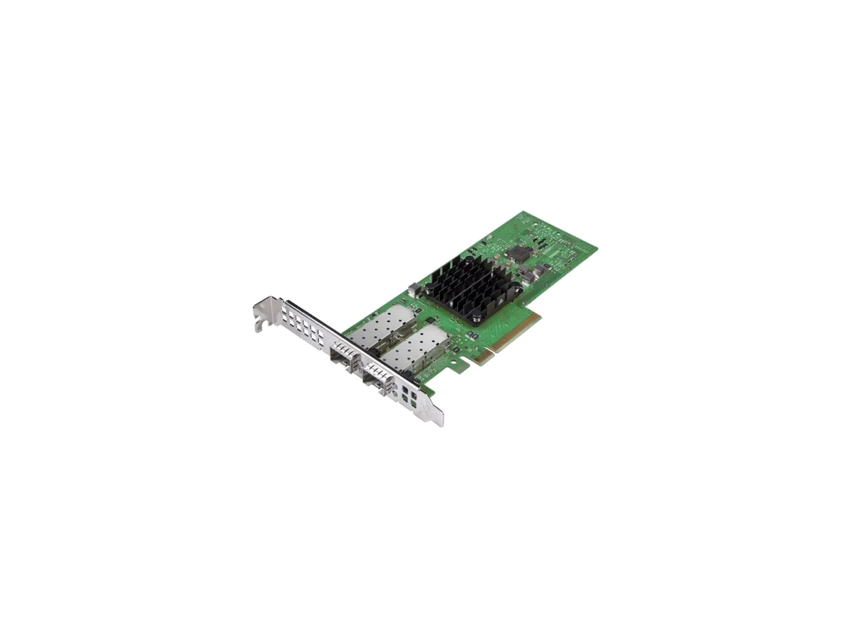 Network Adapter Dell PCIe untuk PowerEdge, Broadcom 57414 Dual Port 10/25GbE SFP28 PCIe adapter, Full Height (Dell 540-BDHY)