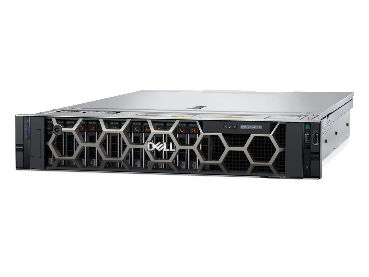 Dell PowerEdge R550, tampak serong