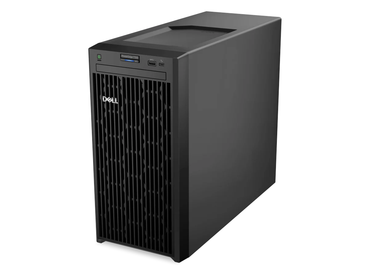Dell PowerEdge T150, tampak serong