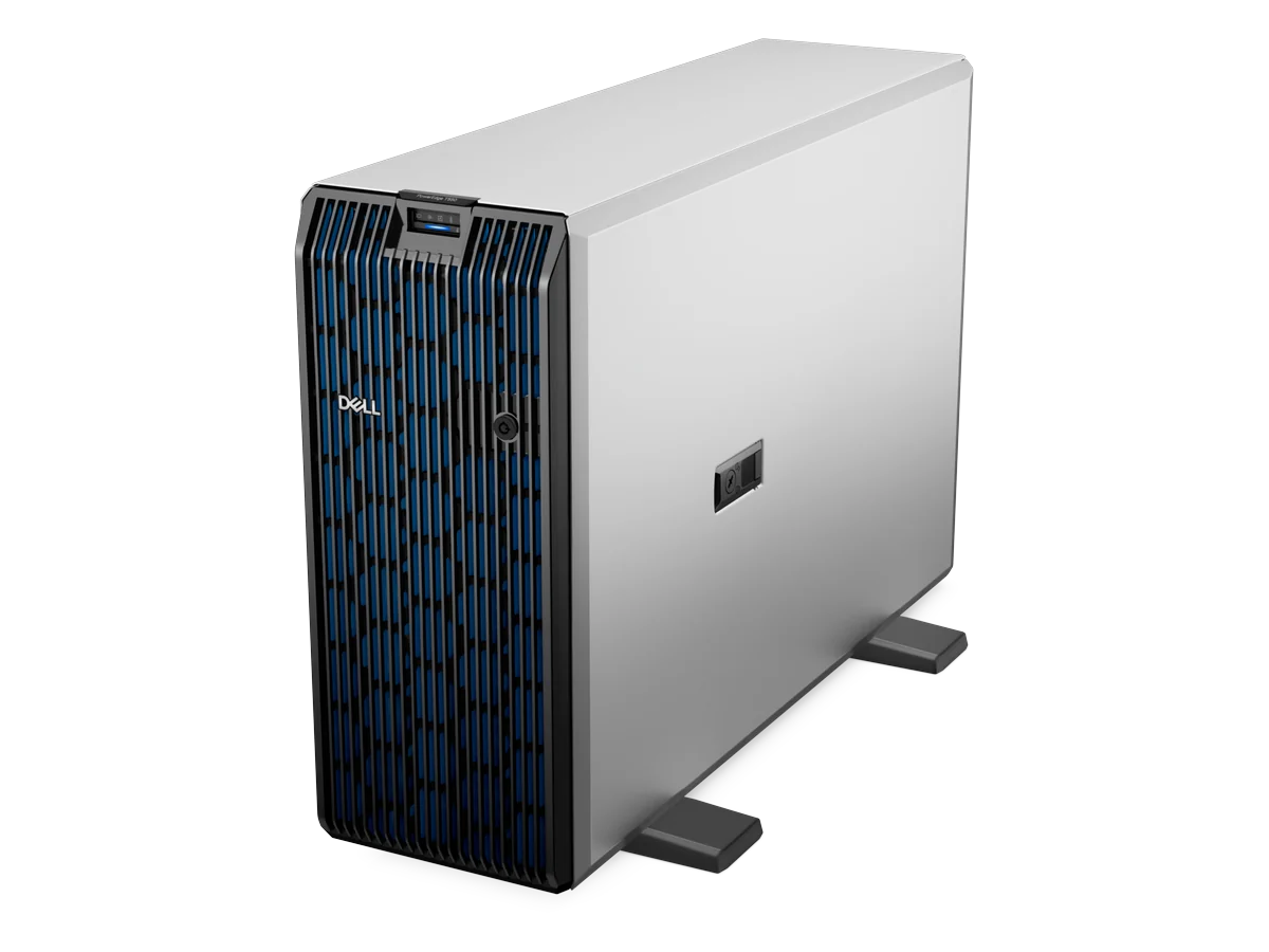 Dell PowerEdge T550, tampak serong