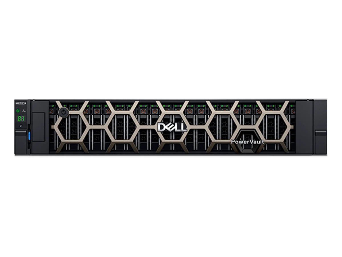 Dell PowerVault ME5224, tampak depan