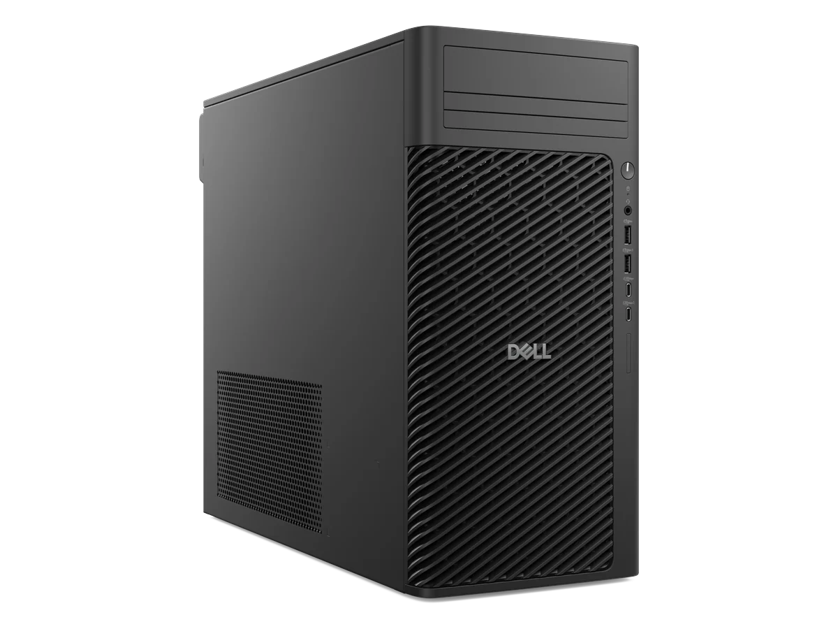 Dell Pro Max Tower T2, tampak serong