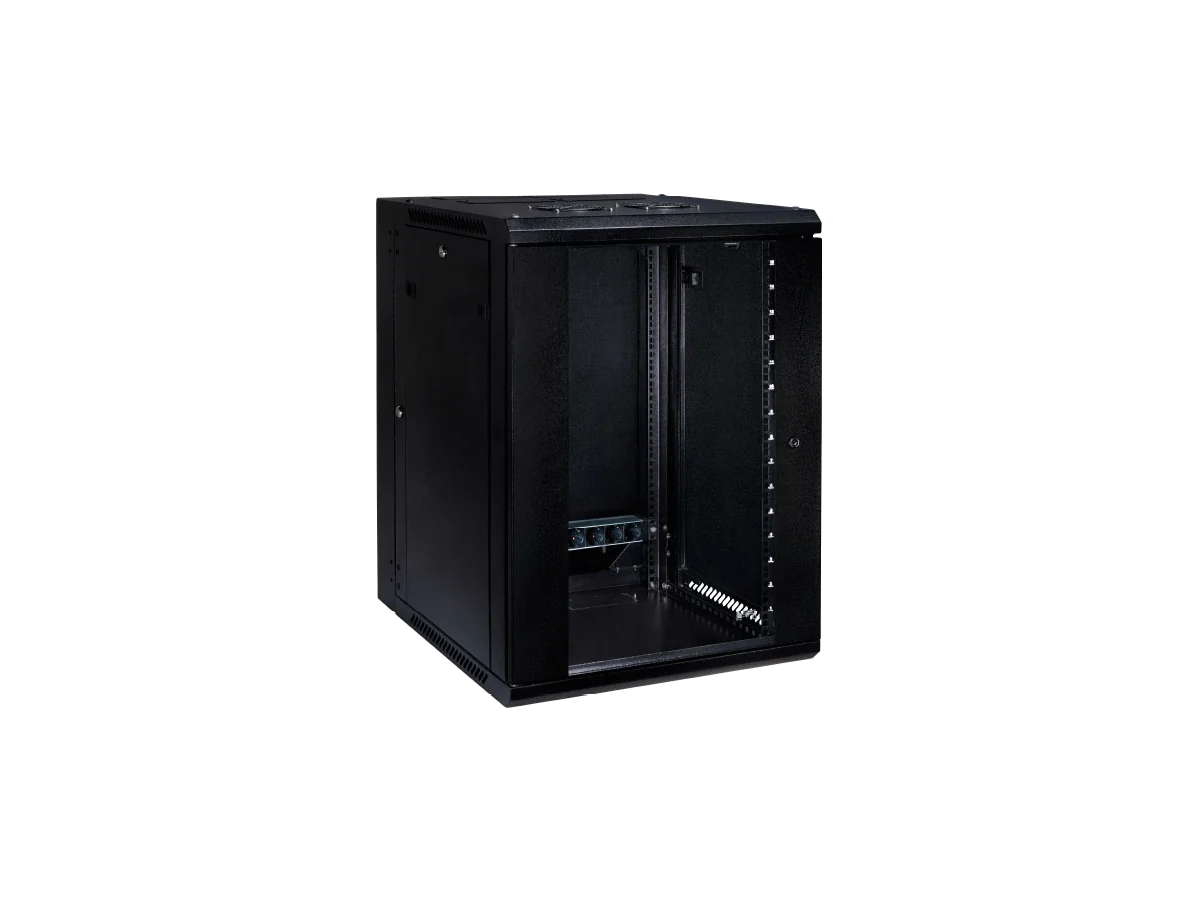 Fortunarack Standard Wallmount Double Door, tampak serong depan