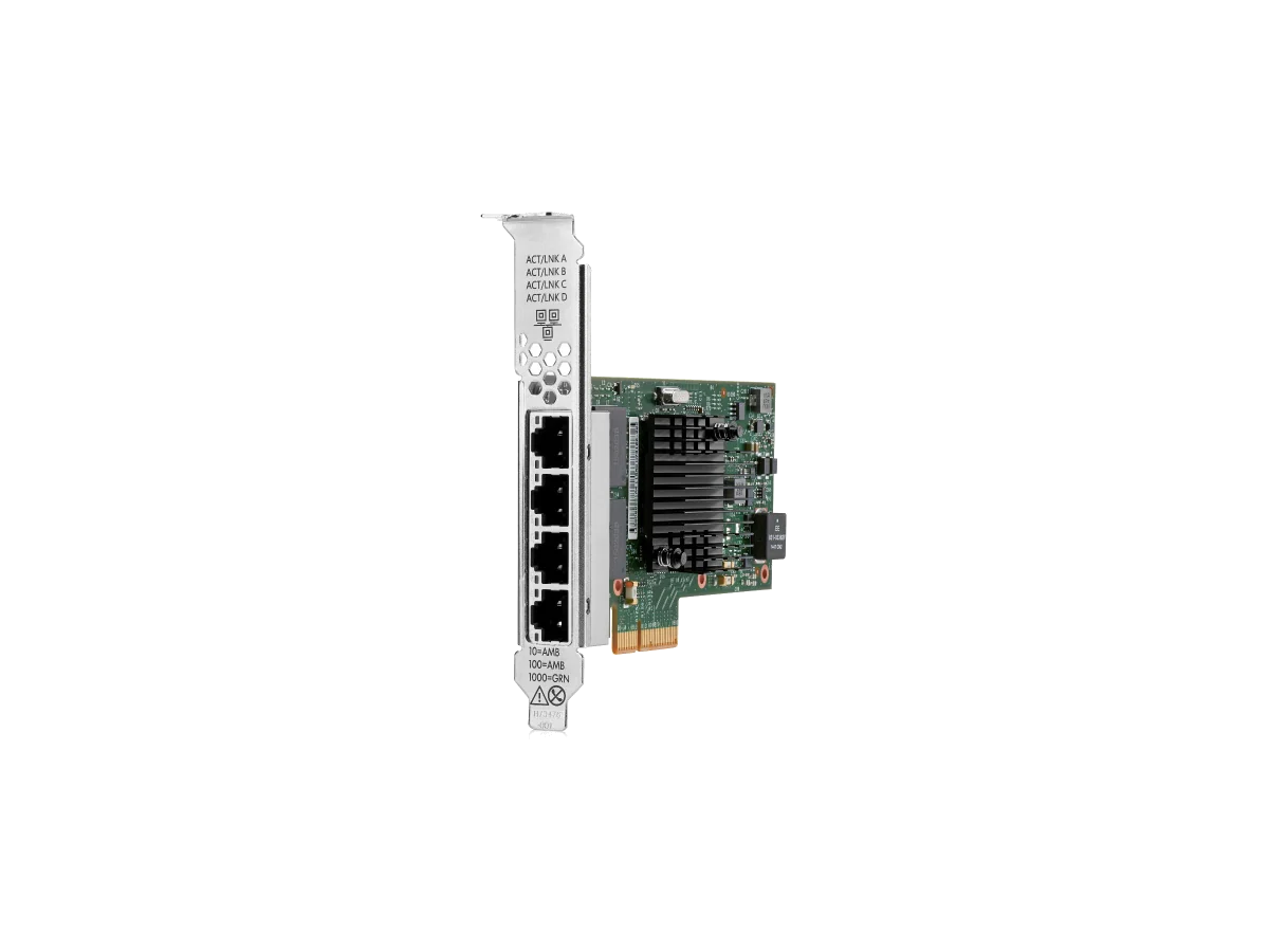 Network Adapter HPE PCIe, Adapter Ethernet 1Gb 4-port BASE-T PCIe for HPE (dipotong dari gambar QuickSpecs Compute 1Gb Ethernet Adapters for HPE)