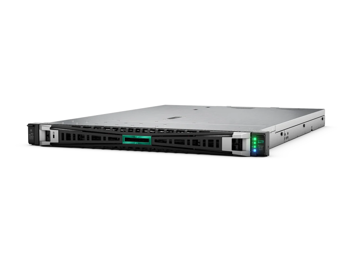 HPE ProLiant DL320 Gen11, tampak serong