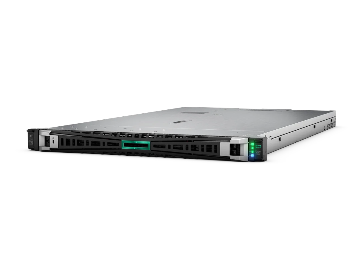 HPE ProLiant DL360 Gen11, tampak serong