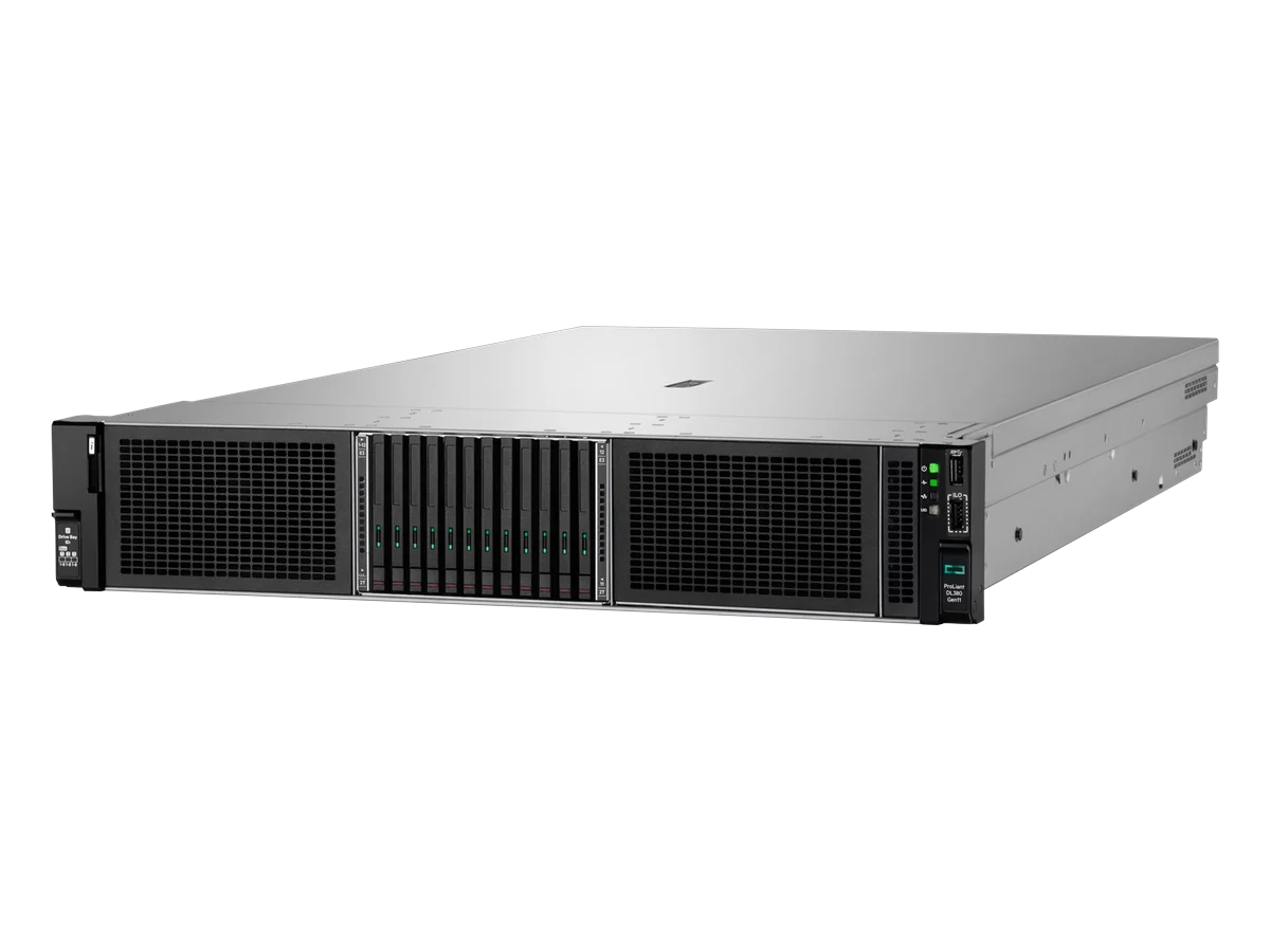 HPE ProLiant DL380 Gen11, tampak serong