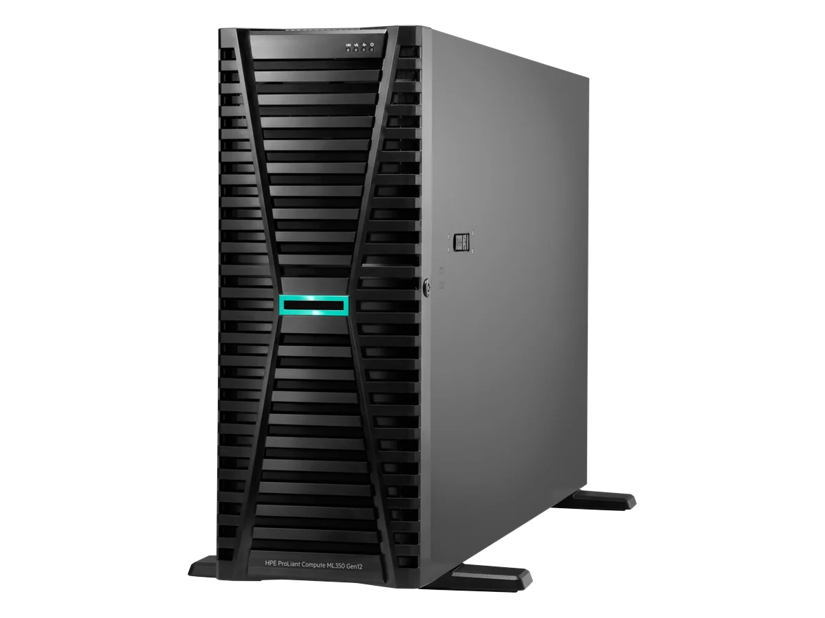 HPE ProLiant Compute ML350 Gen12, tampak serong