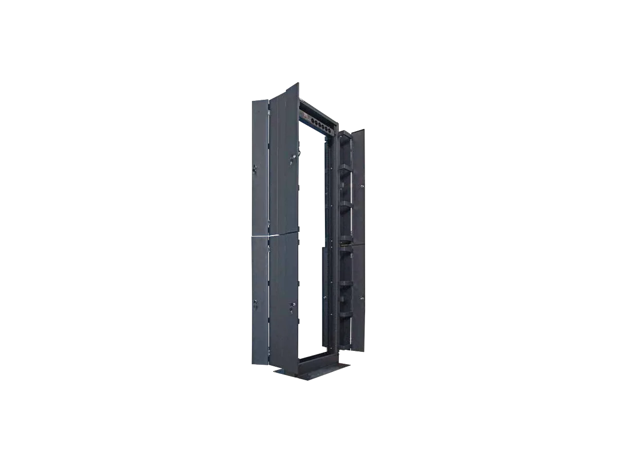 Indorack Open Rack Cyber, tampak serong