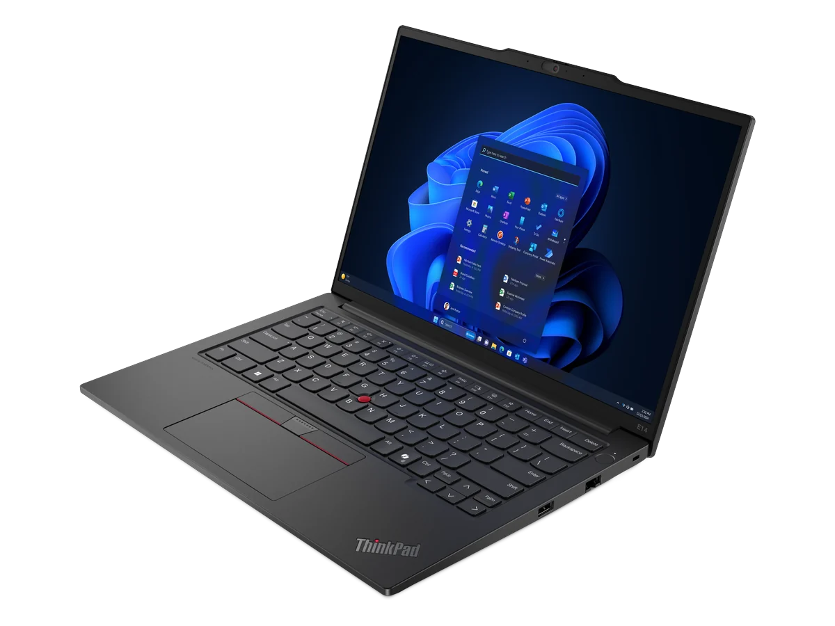 Lenovo ThinkPad E14 Gen 6 Intel, tampak serong
